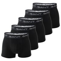 GANT Mens Boxer Shorts, 5-pack - Basic Trunks, Cotton...