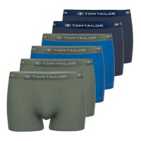 TOM TAILOR mens boxer shorts, 6-pack - Hip Pants, cotton,...