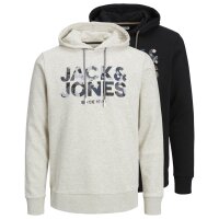 JACK&JONES Herren Hoodie, 2er Pack - JJJAMES SWEAT...