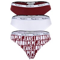 Pepe Jeans womens thongs, 3-pack- CLASSIC THONG AO,...