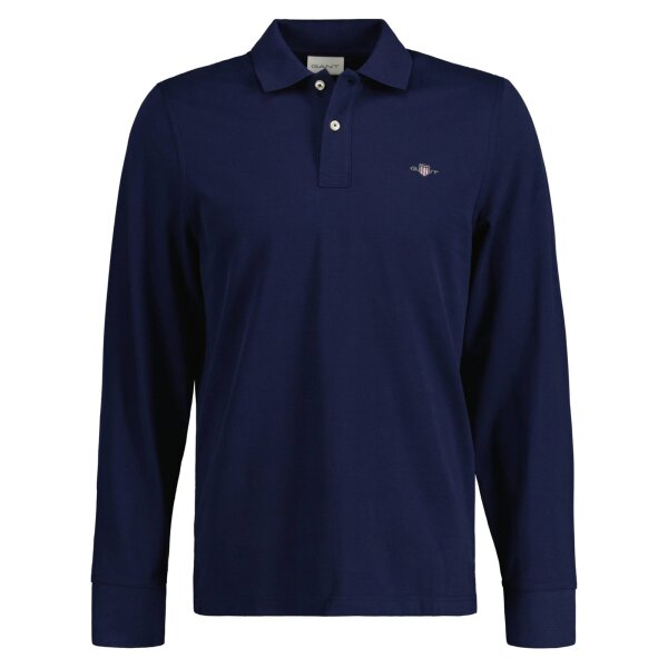 GANT Men\'s Polo Shirt - REGULAR LONGSLEEVE SHIELD 109,95 PIQUE € RUGGER