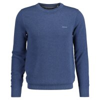 GANT mens pique knit jumper, round neck - COTTON PIQUE C-NECK, cotton