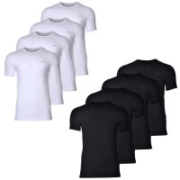 JOOP! Herren Unterhemd, 4er Pack - T-Shirt, Rundhals, Halbarm, Fine Cotton Stretch