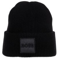 BOSS Mens Hat - Myiconic Hat, Beanie, ribbed knit, with...