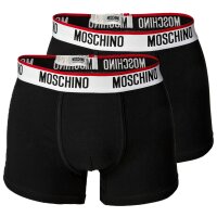 MOSCHINO mens trunks 2-pack - boxer shorts, pants, cotton...