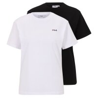 FILA Damen T-Shirt, Multipack - BARI tee double pack,...