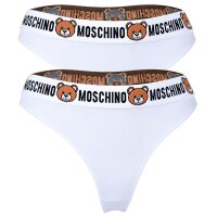 MOSCHINO ladies thong 2-pack - Underbear, pants, cotton...