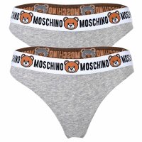 MOSCHINO ladies thong 2-pack - Underbear, pants, cotton...