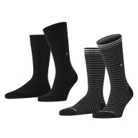 Burlington Mens Socks, 2 Pack - Everyday Stripe SO Mixed,...