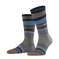 Burlington Mens Socks STRIPE - Stripe pattern, Virgin...