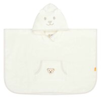 Steiff Baby Badeponcho - Kapuze, Teddymotiv,...