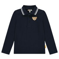 Steiff childrens polo shirt, long sleeves - basic, button...