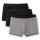 CALIDA Mens Boxer Shorts, 3-Pack - Natural Benefit, Elastic Waistband, Single Jersey