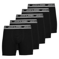 JACK&JONES Herren Boxer Shorts, 5er Pack - JACSOLID...