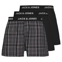 JACK&JONES Mens Woven Boxer Shorts, 3-Pack - JACJAMES...