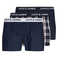 JACK&JONES Herren Web-Boxershorts, 3er Pack -...