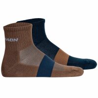 Salomon Unisex Quartersocken, 2er Pack - EVASION ANKLE,...