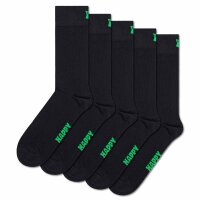 Happy Socks Unisex Socken, 5er Pack - Solid Socks,...
