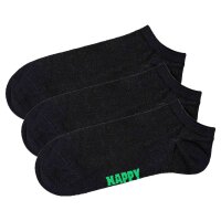 Happy Socks Unisex Sneaker-Socken, 3er Pack - Solid Socks...