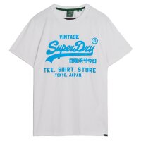 Superdry Mens T-Shirt -  Neon Vintage Logo Tee, Cotton,...
