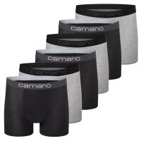 Camano Herren Boxershorts, 6er Pack - Comfort BCI Cotton,...
