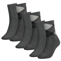 TOMMY HILFIGER Damen Socken, 6er Pack - Check Sock,...