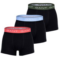 GANT Mens Boxer Shorts, 3 Pack - Trunks, Cotton Stretch,...
