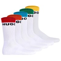 HUGO mens socks, pack of 5 - QS RAINBOW CC, short,...