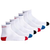 Champion Unisex Socks, 6 Pair - Crew Socks, Logo, Stripes