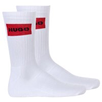HUGO Mens Socks, 2-Pack - QS Rib Label, Ribbed, Logo,...