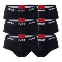 HUGO Herren Slips, 6er Pack - Hip Briefs, Logo, Cotton...