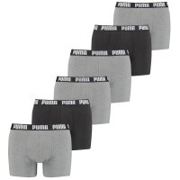 PUMA Herren Boxer Shorts, 6er Pack - Everyday Boxers,...