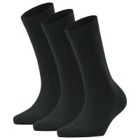 FALKE Womens Socks Pack of 3 - Family SO, short Socks,...