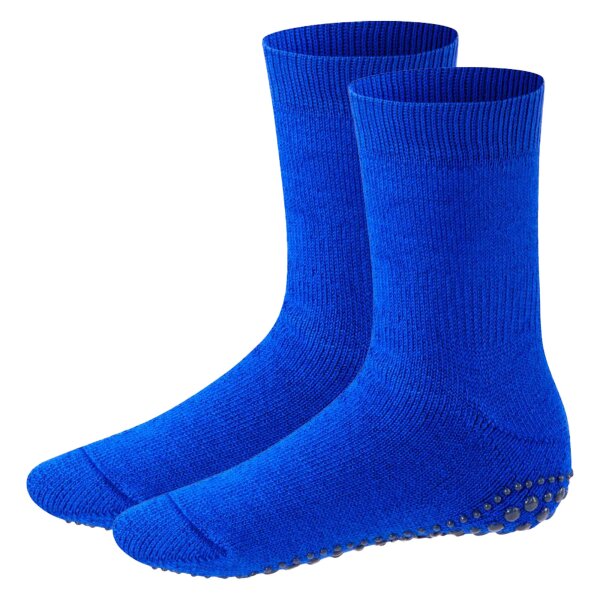 FALKE Kids Stopper Socks - Catspads, Anti-slip, Socks, Full Sole, Merino Wool Blue 31-34