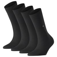 Burlington Ladies Socks 4 Pack - Everyday Short Sock,...