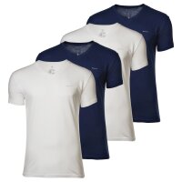 GANT Herren T-Shirt, 4er Pack - V-NECK T-SHIRT 4-PACK,...