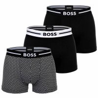 BOSS Herren Boxershorts, 3er Pack - Trunk 3P Bold Design,...