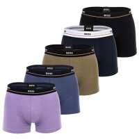 BOSS mens boxer shorts, pack of 5 - Trunk 5P Essential, cotton stretch, logo