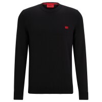 HUGO Mens pullover - San Cassius, knitted pullover, round...