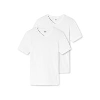 UNCOVER by SCHIESSER Mens T-Shirt 4-pack - V-neck White L (Large)