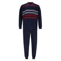 hajo mens pyjamas - Klima-Frottee, long, V-neck, cotton...