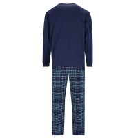 hajo Herren Schlafanzug - Premium Cotton Flanell, lang,...