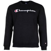 Champion Mens Sweatshirt - Crewneck Sweatshirt, Long Sleeve, Logo, Solid Colour