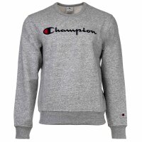 Champion Mens Sweatshirt - Crewneck Sweatshirt, Long Sleeve, Logo, Solid Colour