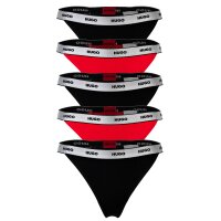 HUGO womens thong, pack of 5 - Fivepack String Gift,...