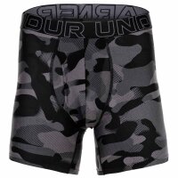 UNDER ARMOUR mens boxer shorts, 3-pack - Performance Tech Boxer Briefs, camouflage, stretch Black/Grey 2XL (XX-Large)