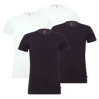 LEVIS Men T-Shirt, 4 Pack - round Neck, short Sleeve, plain