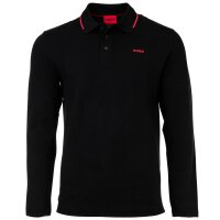 HUGO Herren Poloshirt, langarm - Derriko, Pique,...