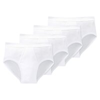 SCHIESSER Herren Slips 4er Pack - Doppelripp, Sportslip,...