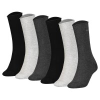 Calvin Klein Damen Socken, 6er Pack - Roll-Saum, Kurzsocken, One Size